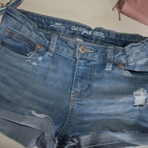 Cat and Jack thrifted denim shorts